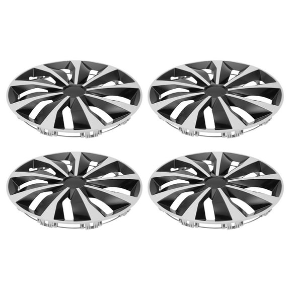 Unique Bargains 4 Pcs 15" Car Wheel Rim Hub Cover Wheel Hub Caps Yellow Plastic for Car Pickup Truck SUV Wheel Skins Decorative Wheel Rim Cover Replacement