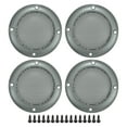 thumbnail image 1 of Unique Bargains 4 Pcs 2" Car Speaker Grills Cover Mesh Round Audio Subwoofer Protector with Mounting Screws Iron Gray, 1 of 6