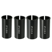 Unique Bargains 4 Pcs 27.2mm to 28.6mm 27.2mm to 30.4mm 27.2mm to 30.8mm 27.2mm to 31.6mm Bicycle Seat Post Tube Adapter