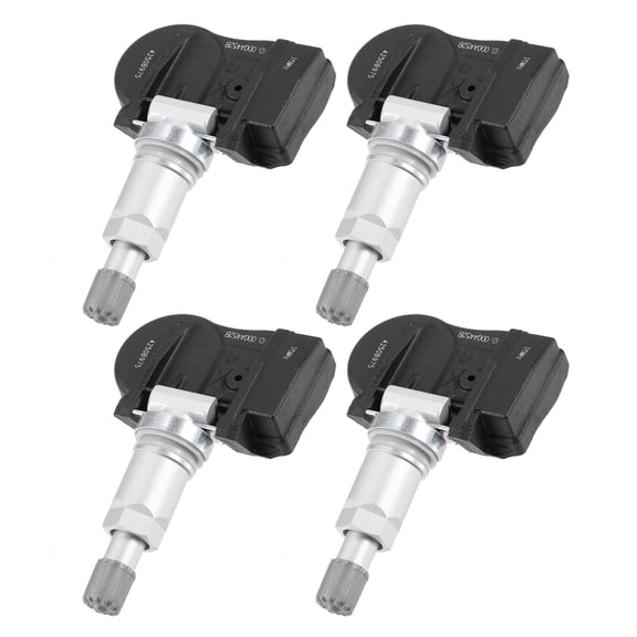 Unique Bargains 4 Pcs 4250B975 Tire Pressure Monitoring System Sensor TPMS Sensor 315MHz for Mitsubishi Lancer Outlander Black, Silver Tone