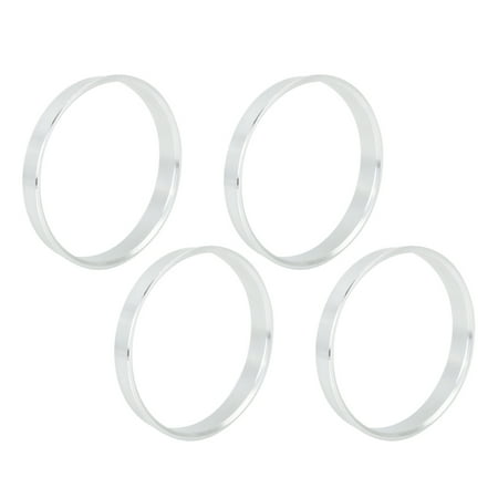 Unique Bargains 4 Pcs 66.6 to 64.1 mm Car Hub Centric Rings Wheel Bore Spacer