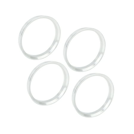 Unique Bargains 4 Pcs 72.6 to 66.6 mm Car Hub Centric Rings Wheel Bore Spacer