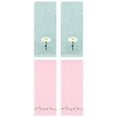 thumbnail image 1 of Unique Bargains 4 Pcs Absorbent Hand Towel Blue/Pink 13" x 30"/13" x 29", 1 of 5