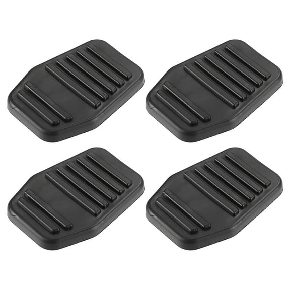 Unique Bargains 4 Pcs Anti-Slip Clutch Brake Pedal Cover Car Pedal Cover Fit for Ford Focus 1998-2005 Black