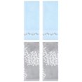 thumbnail image 1 of Unique Bargains 4 Pcs Bathroom Soft Hand Towels Grey/Blue 14" x 30"/13" x 29", 1 of 3