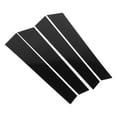 thumbnail image 1 of Unique Bargains 4 Pcs Black Windshield B Pillar Trim Exterior Garnish Front Rear Left Right for Porsche Panamera 09-16, 1 of 6
