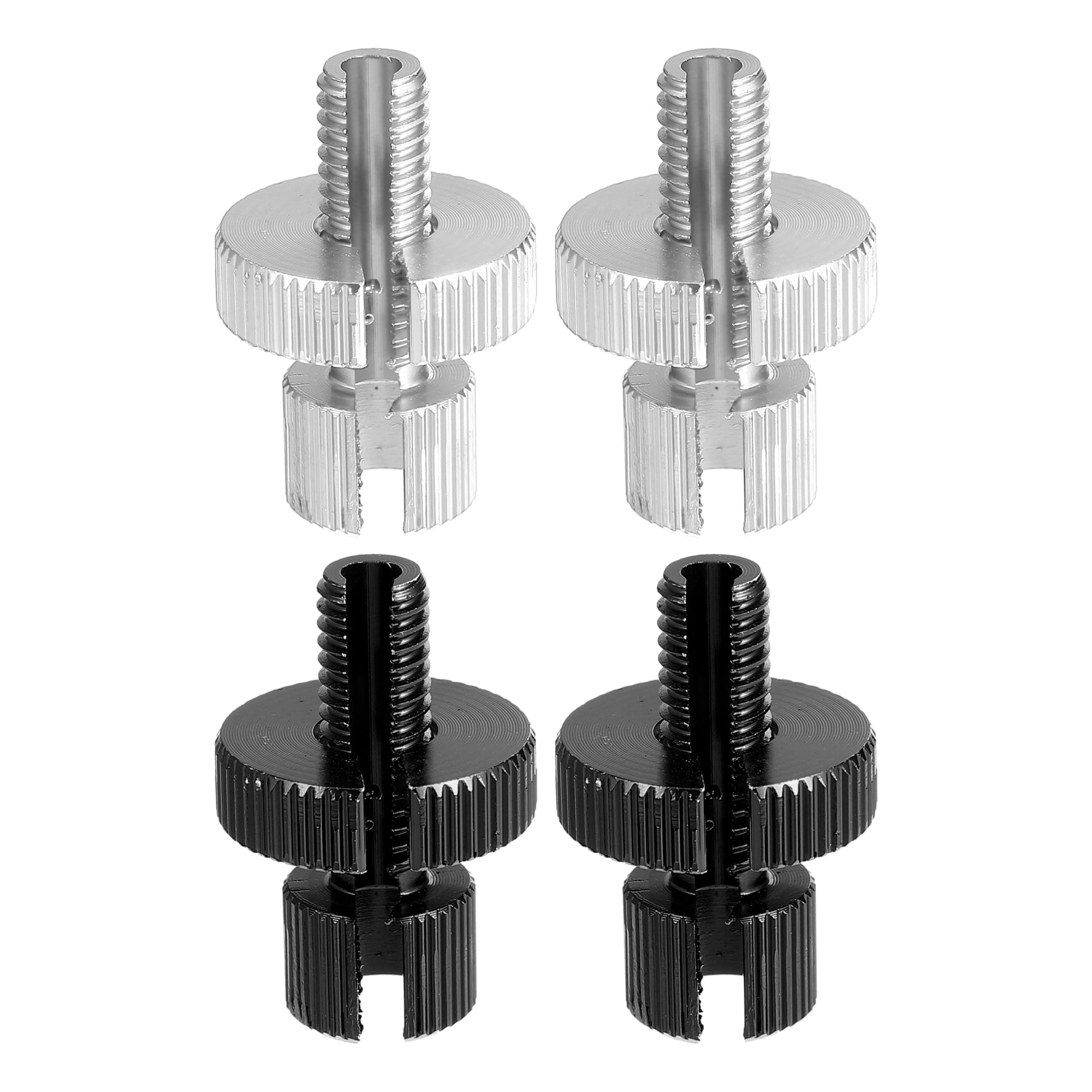 Unique Bargains 4 Pcs Brake Clutch Cable Adjuster Screw for Bike Scooter M8 Black Silver