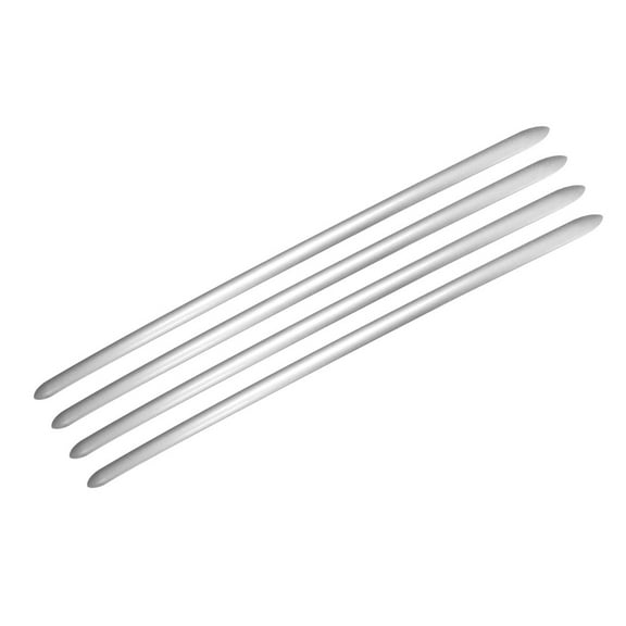 Unique Bargains  4 Pcs Car Adhesive Tape Gray Plastic Slim Bumper Protector Guard Sticker