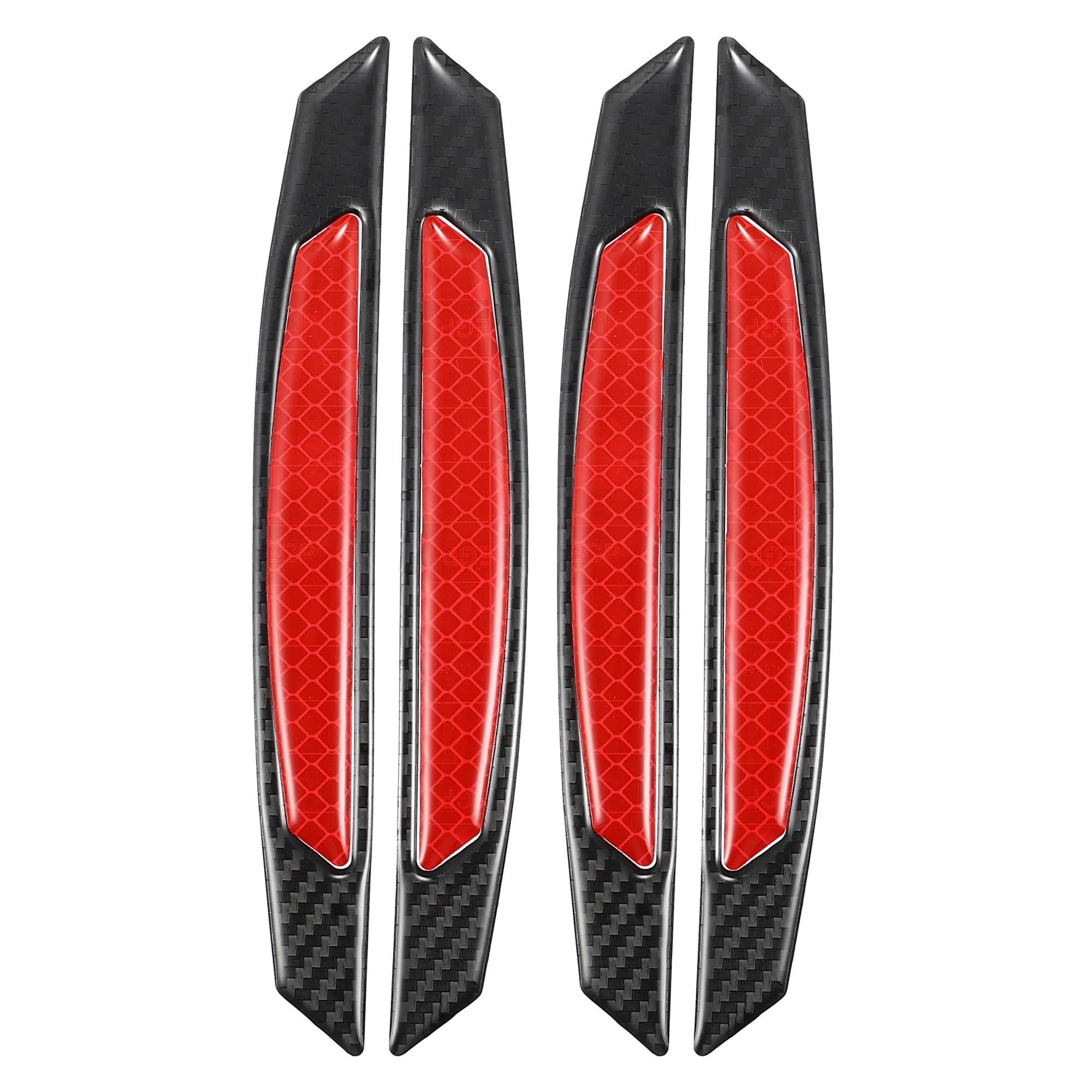 Unique Bargains 4 Pcs Car Door Edge Reflective Stickers Protection ...