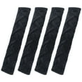 thumbnail image 1 of Unique Bargains 4 Pcs Car Seat Belt Pads Cover Backpack Seatbelt Shoulder Pad for Adult, Black, 1 of 6