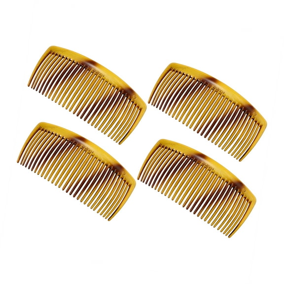 Unique Bargains 4 Pcs Side Clip Hair Comb Teeth Hair Combs Hair Clip Comb 4" PC 4