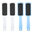 thumbnail image 1 of Unique Bargains 4 Pcs Coarse and Fine Dual Sided Foot File Removes Dead Skin Pedicure Blue White, 1 of 7