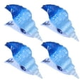 thumbnail image 1 of Unique Bargains 4 Pcs Conch ABS Metal Clothespins for Clothes Craft Picture Party Blue, 1 of 6