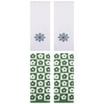 thumbnail image 1 of Unique Bargains 4 Pcs Cotton Decorative Hand Towel Green/White 14" x 30"/13" x 30", 1 of 5