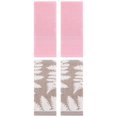 thumbnail image 1 of Unique Bargains 4 Pcs Cotton Decorative Hand Towel Set 13 x 29 Inch Brown/Pink, 1 of 4