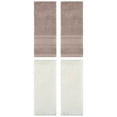 thumbnail image 1 of Unique Bargains 4 Pcs Cotton Geometric Hand Towels 13" x 29" Beige/Brown, 1 of 4
