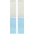 thumbnail image 1 of Unique Bargains 4 Pcs Cotton Geometric Hand Towels 13" x 29" Beige/Light Blue, 1 of 4