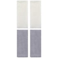 thumbnail image 1 of Unique Bargains 4 Pcs Cotton Geometric Patterns Turkish Towels 13" x 29" Grey/Beige, 1 of 4