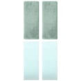 thumbnail image 1 of Unique Bargains 4 Pcs Cotton Hand Towels 13" x 30" Light Cyan/Light Green, 1 of 5