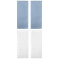thumbnail image 1 of Unique Bargains 4 Pcs Cotton Hand Towels 13" x 30" Steel Blue/White, 1 of 5