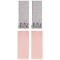 thumbnail image 1 of Unique Bargains 4 Pcs Cotton Hand Towels Grey/Pink 14" x 30"/13" x 30", 1 of 5