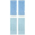 thumbnail image 1 of Unique Bargains 4 Pcs Cotton Quick Drying Hand Towel Blue 14" x 30"/13" x 29", 1 of 8