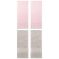thumbnail image 1 of Unique Bargains 4 Pcs Cotton Soft Bathroom Hand Towel 14" x 30" Pink/Light Brown, 1 of 8