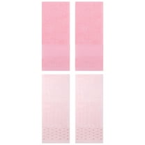Unique Bargains 4 Pcs Cotton Soft Bathroom Hand Towel 14" x 30" Pink