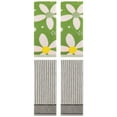 thumbnail image 1 of Unique Bargains 4 Pcs Cotton Soft Bathroom Hand Towels 13 x 29 Inch Green/Grey, 1 of 5
