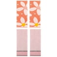 thumbnail image 1 of Unique Bargains 4 Pcs Cotton Soft Bathroom Hand Towels 13 x 29 Inch Orange/Pink, 1 of 5