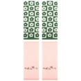 thumbnail image 1 of Unique Bargains 4 Pcs Cotton Soft Hand Towel Green/Pink 14" x 30"/15" x 30", 1 of 5