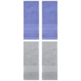 thumbnail image 1 of Unique Bargains 4 Pcs Cotton Soft Hand Towel Set Light Grey/Dark Blue 14" x 30"/13" x 29", 1 of 5