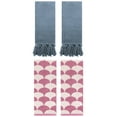 thumbnail image 1 of Unique Bargains 4 Pcs Cotton Solid Hand Towels Blue/Pink 14" x 30"/13" x 29", 1 of 5
