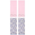 thumbnail image 1 of Unique Bargains 4 Pcs Cute Floral Soft Hand Towel Purple/Pink 14" x 30"/13" x 29", 1 of 5