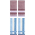 thumbnail image 1 of Unique Bargains  4 Pcs Decorative Hand Towel 13" x 29" Blue/Purple, 1 of 5