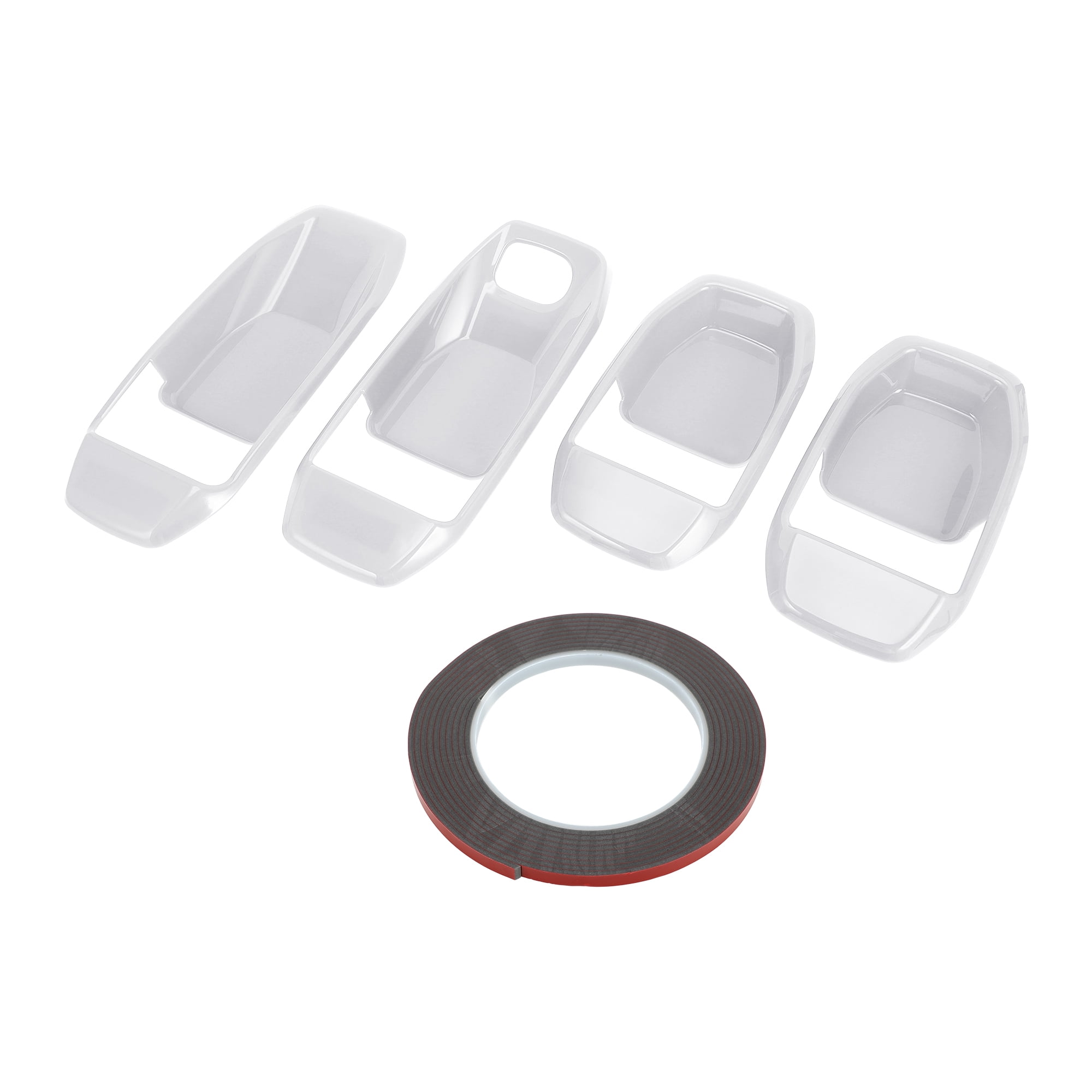 Unique Bargains 4 Pcs Door Bowl Cover Trim Compatible for Jeep Wrangler JL 2018-2022 ABS White Exterior Accessories