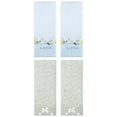 thumbnail image 1 of Unique Bargains 4 Pcs Embroidered Hand Towel Green/Blue 14" x 28"/13" x 29", 1 of 5