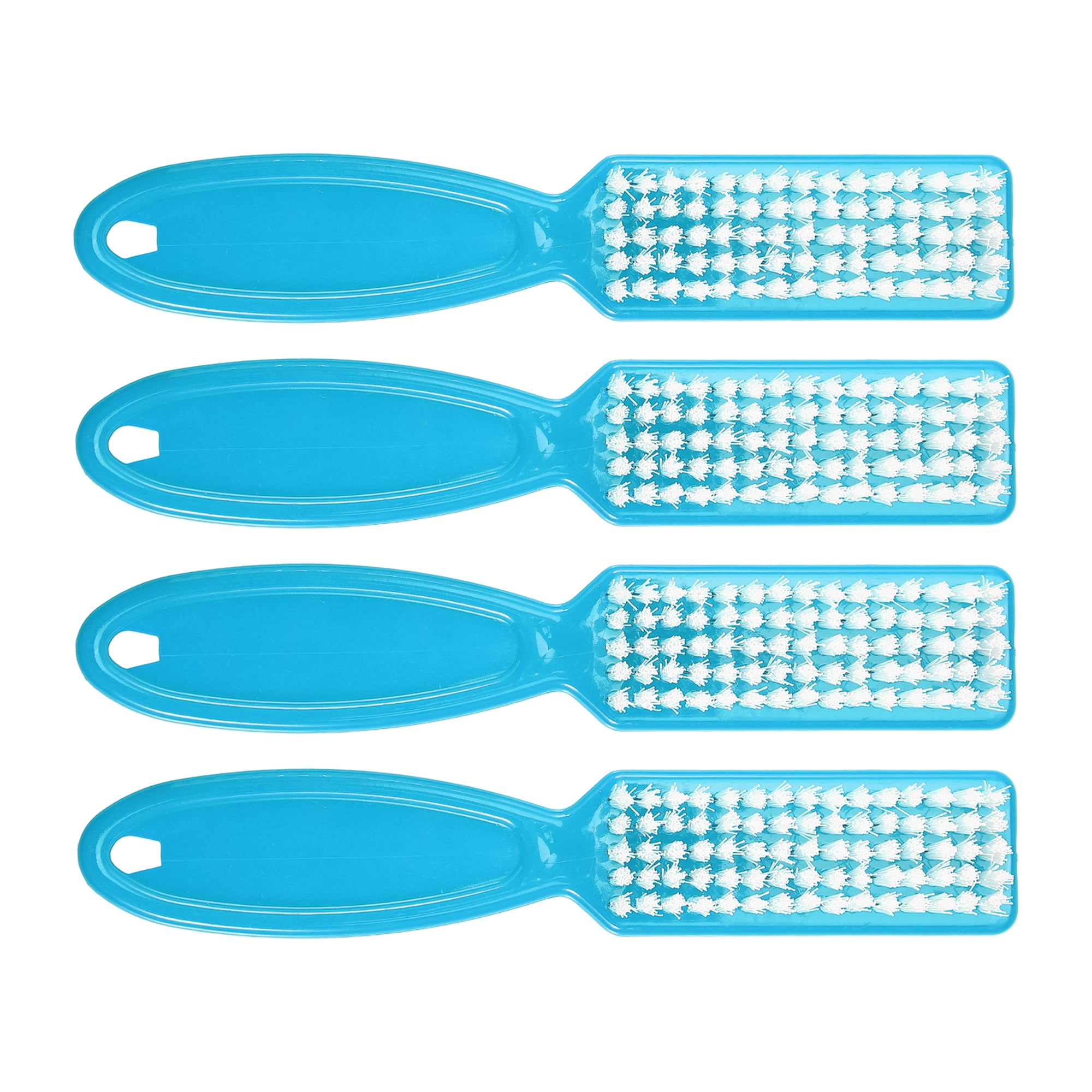 Unique Bargains 4 Pcs Fingernail Cleaner Nail Brush Fingernail Cleaning Tools Manicure Brush