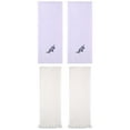 thumbnail image 1 of Unique Bargains 4 Pcs Floral Embroidered Bathroom Hand Towels 13" x 29" Purple/White, 1 of 5