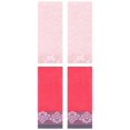 thumbnail image 1 of Unique Bargains 4 Pcs Floral Hand Towel Pink 14" x 28"/13" x 29", 1 of 5