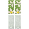 thumbnail image 1 of Unique Bargains 4 Pcs Floral Soft Hand Towel Green 14" x 28"/13" x 29", 1 of 5