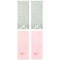 thumbnail image 1 of Unique Bargains 4 Pcs Floral Soft Hand Towel Green/Pink 14" x 28"/13" x 29", 1 of 5