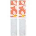thumbnail image 1 of Unique Bargains 4 Pcs Floral Soft Hand Towel Grey/Orange 14" x 28"/13" x 29", 1 of 5