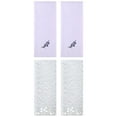 thumbnail image 1 of Unique Bargains 4 Pcs Floral Soft Hand Towel Grey/Purple 14" x 28"/13" x 29", 1 of 5