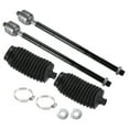thumbnail image 1 of Unique Bargains 4 Pcs Front Inner Tie Rods Fit for Chrysler 300 2011 - 2014 with Boots Black, 1 of 7