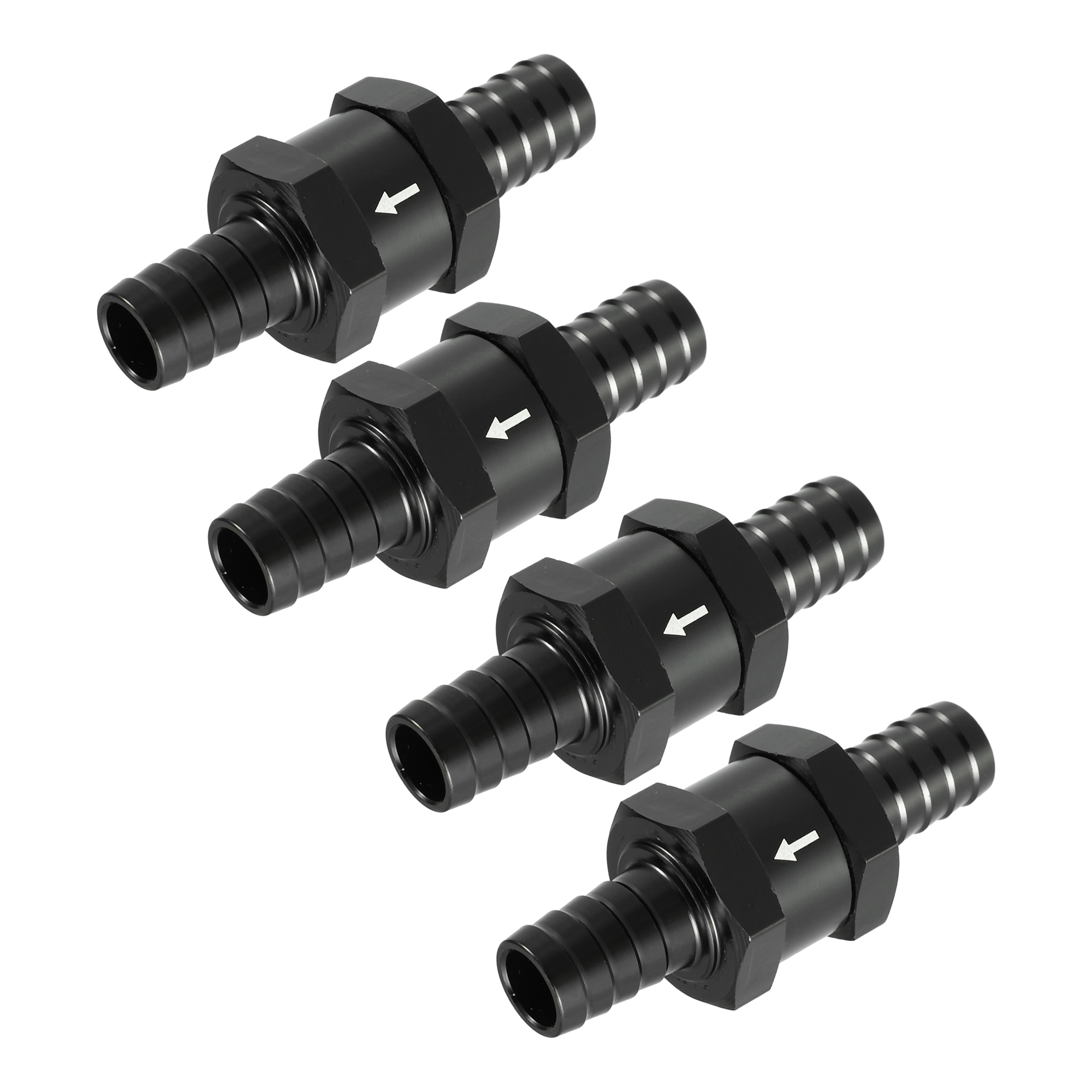 Unique Bargains 4 Pcs Fuel Check Valve One Way Non Return One Way Check ...