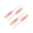 thumbnail image 1 of Unique Bargains 4 Pcs Glass Multifunctional Nail File Manicure Tool Small Yellow Red, 1 of 7