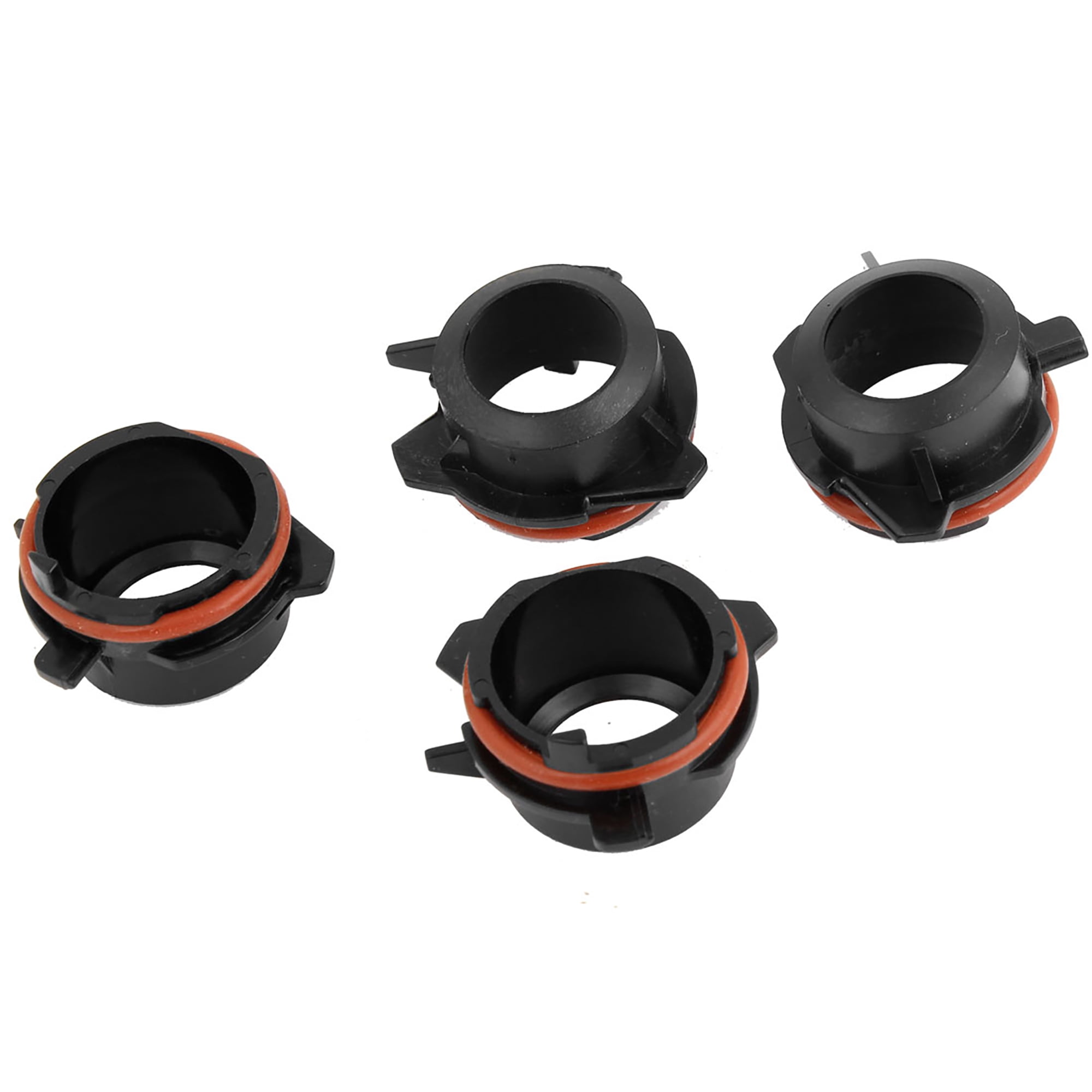 Unique Bargains 4 Pcs H7 HID Bulb Holder Adapters for Xenon Headlights