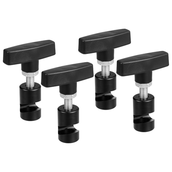 Unique Bargains 4 Pcs Hood Strut Lift Support Clamp and Spark Plug Caliper Retaining Holder Tool 2-in-1 ToolBlack