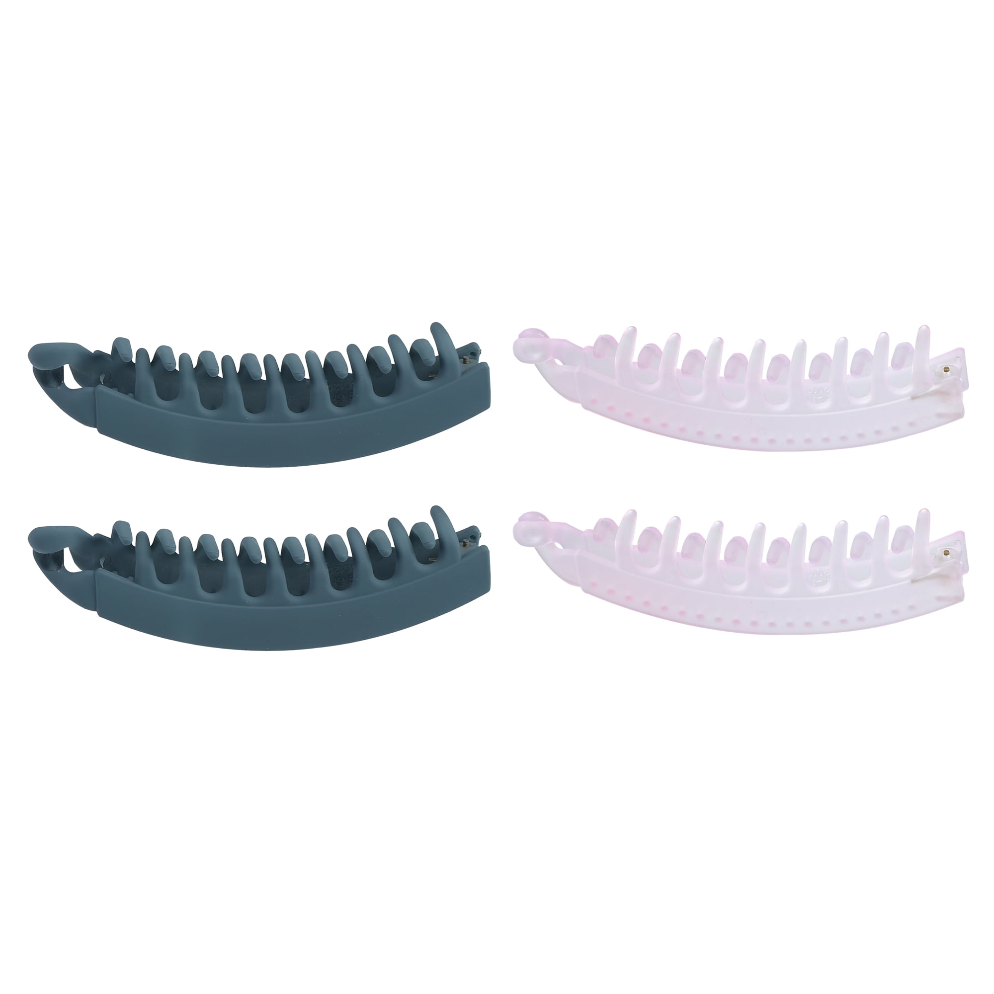 Unique Bargains 4 Pcs Interlocking Ponytail Banana Clip Hair ...